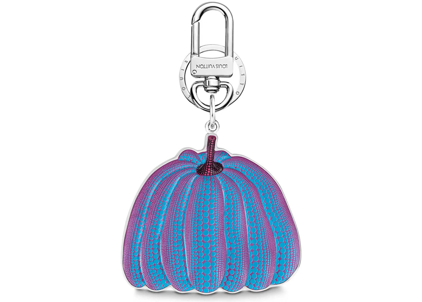 Louis Vuitton LV x YK Pumpkin Key Holder & Bag Charm Purple