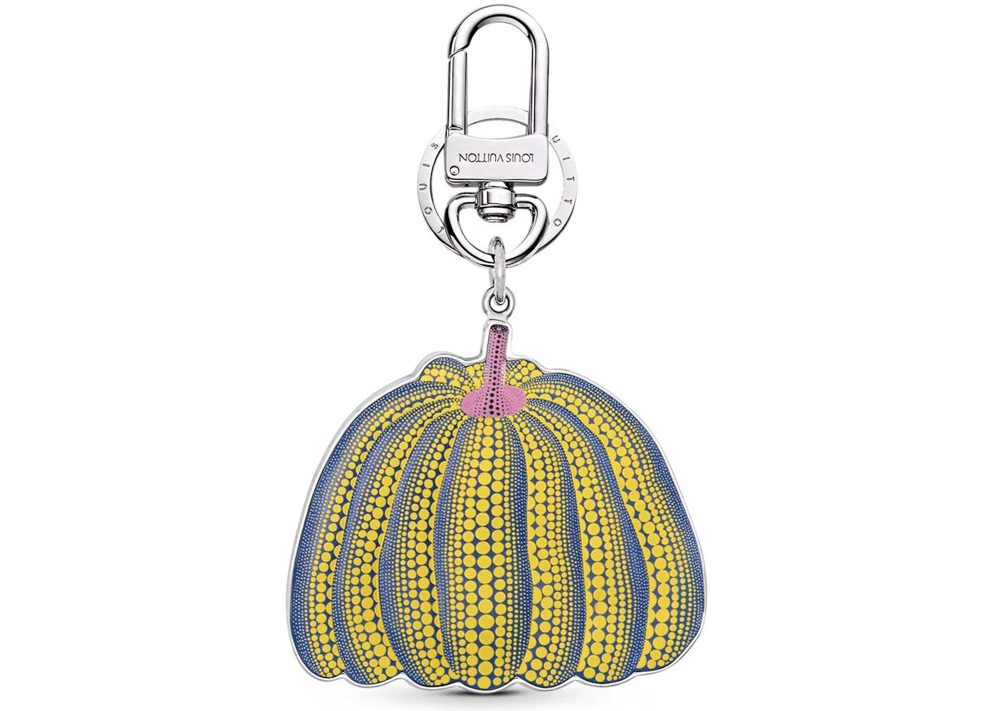 Louis Vuitton LV x YK Pumpkin Key Holder & Bag Charm Yellow