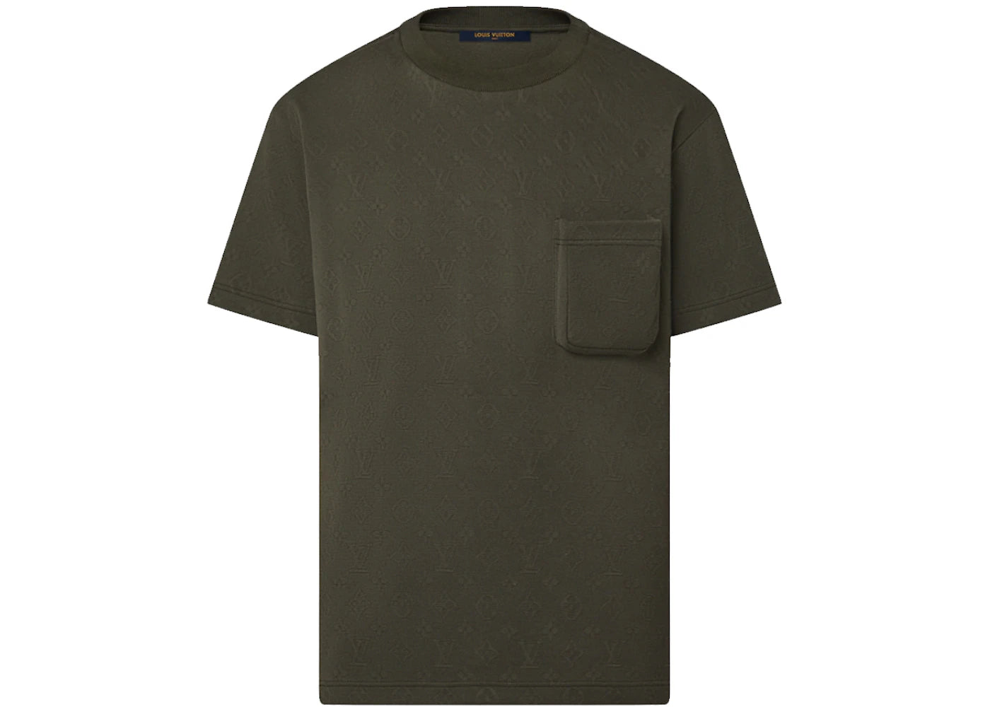 Louis Vuitton LVSE Signature 3D Pocket Monogram T-shirt Dark Khaki