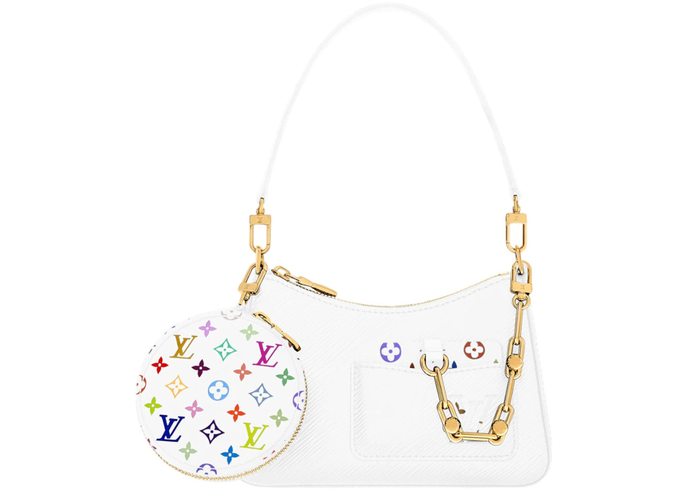 Louis Vuitton x Takashi Murakami Marellini White Multicolored