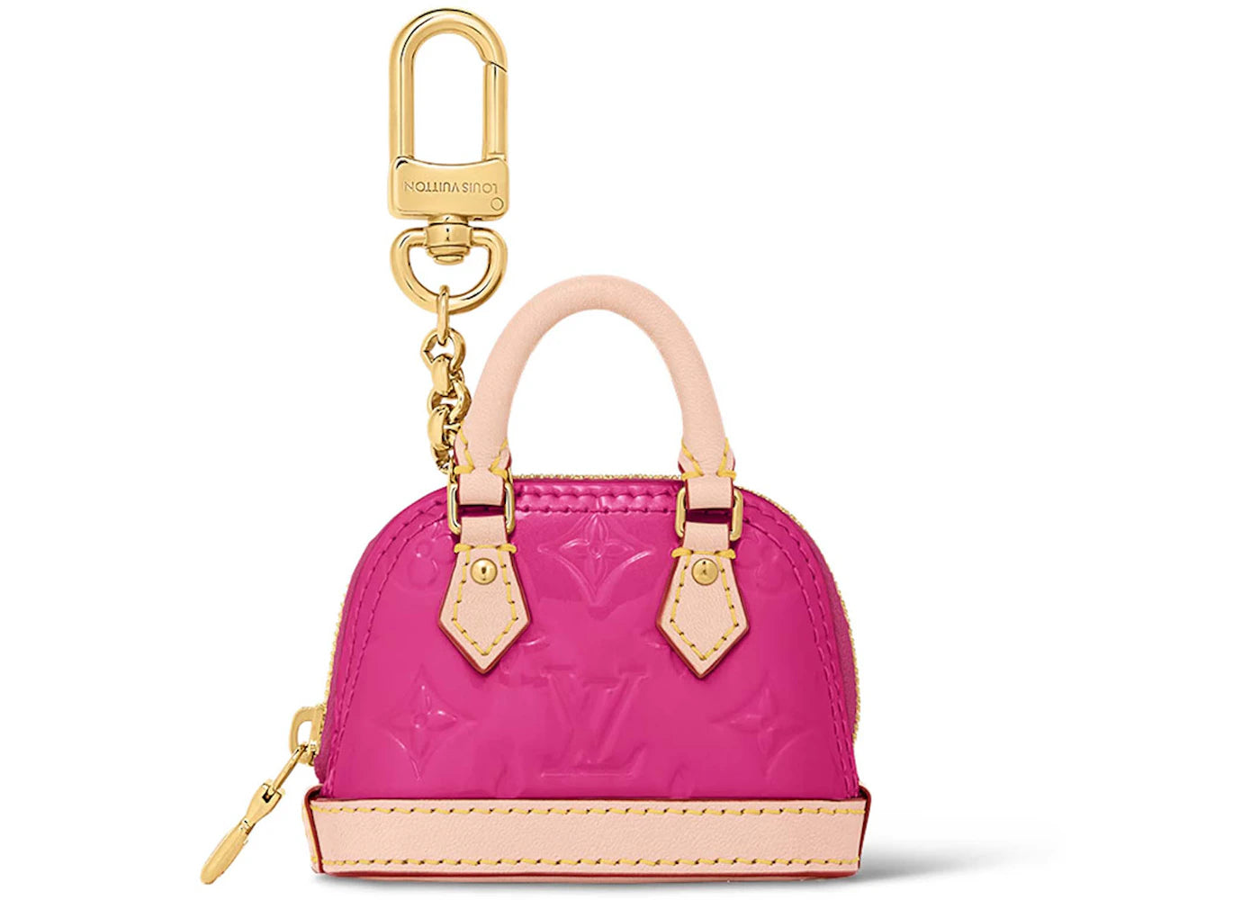 Louis Vuitton Micro Alma Vernis Key Holder Pink