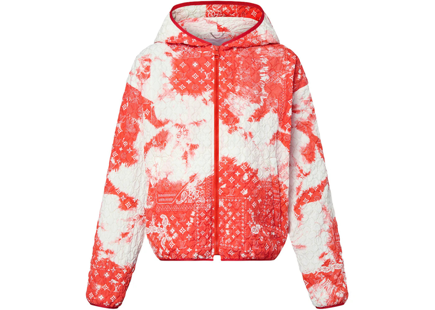 Louis Vuitton Monogram Bandana Windbreaker Orange/White