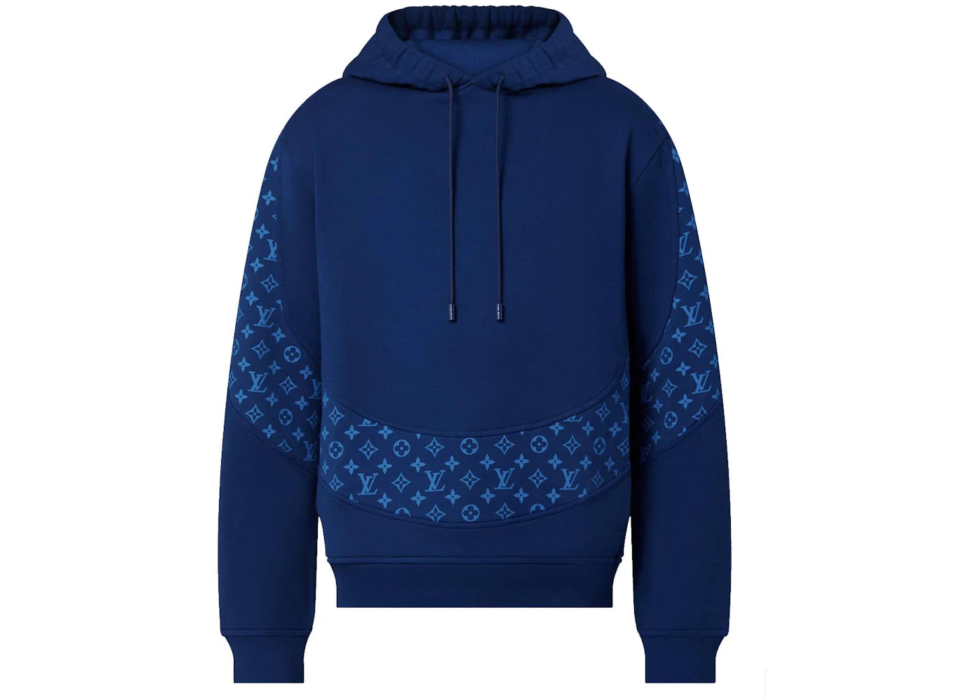 Louis Vuitton Monogram Circle Cut Hoodie Ocean