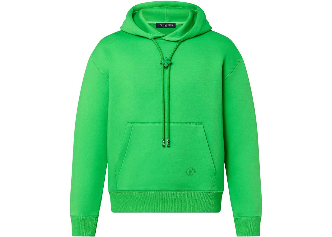 Louis Vuitton Monogram Flower Stopper Cotton Hoodie Opal Green