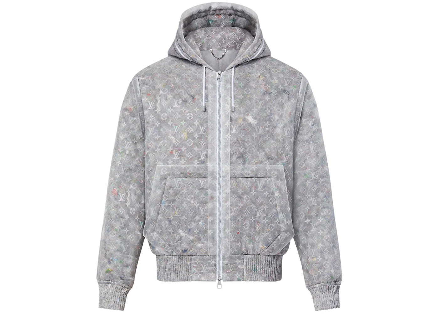 Louis Vuitton Monogram Organza Padded Blouson Translucent