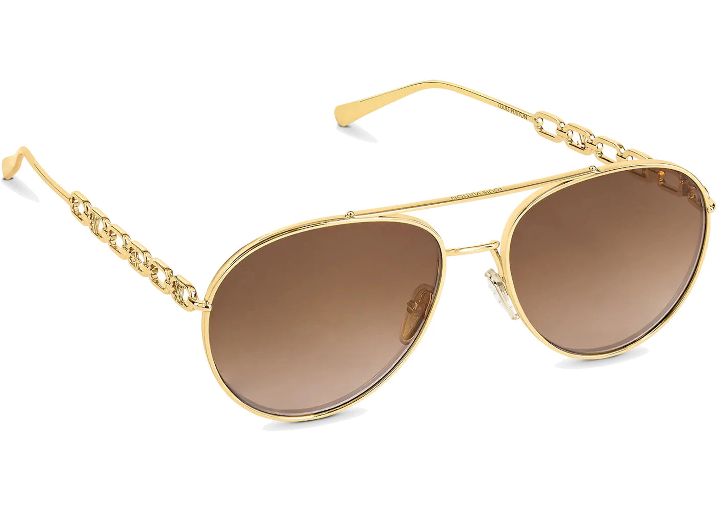 Louis Vuitton My LV Chain Pilot Sunglasses Gradient Brown (Z1539E/W)