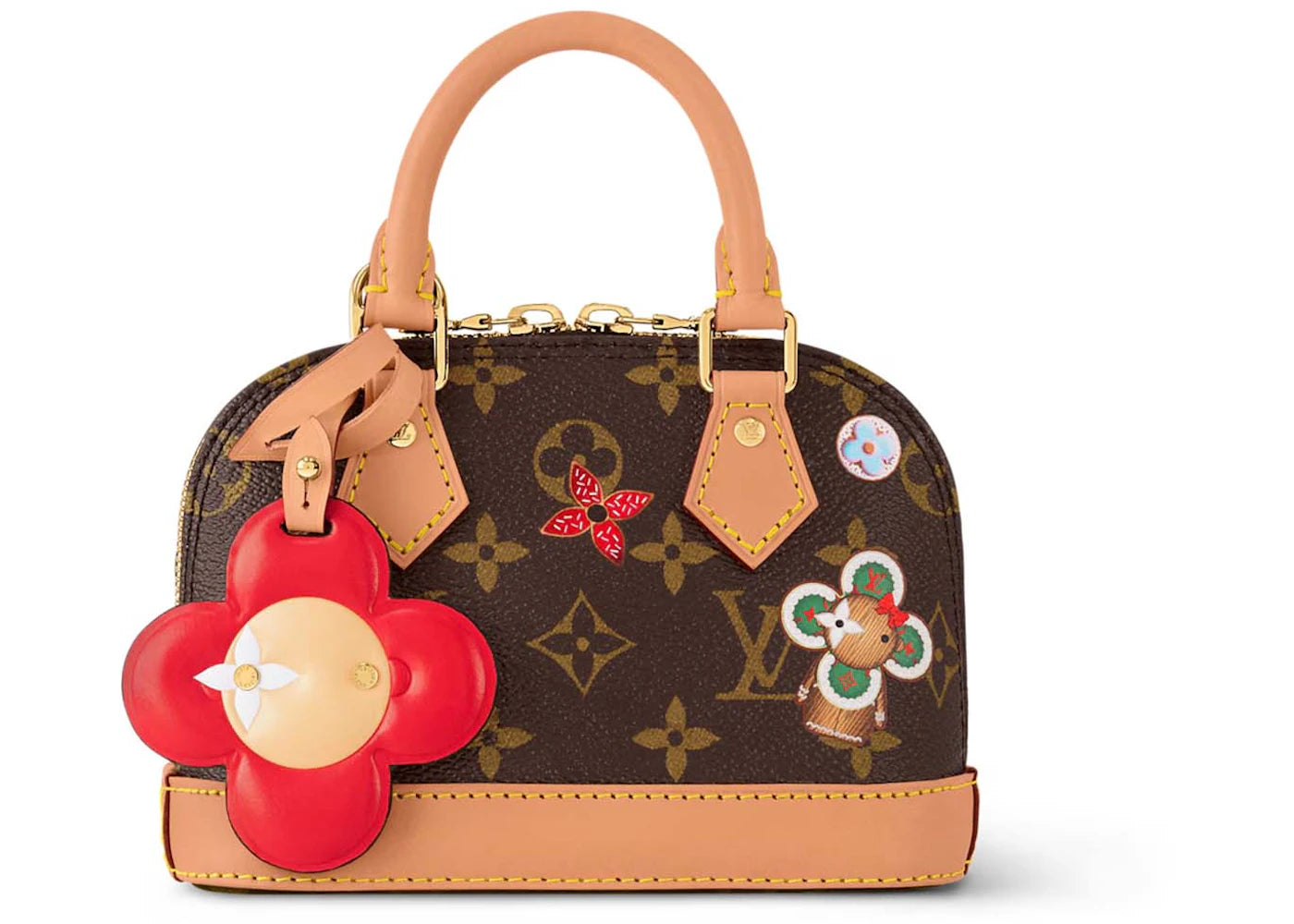 Louis Vuitton Nano Alma Monogram/Candy Red