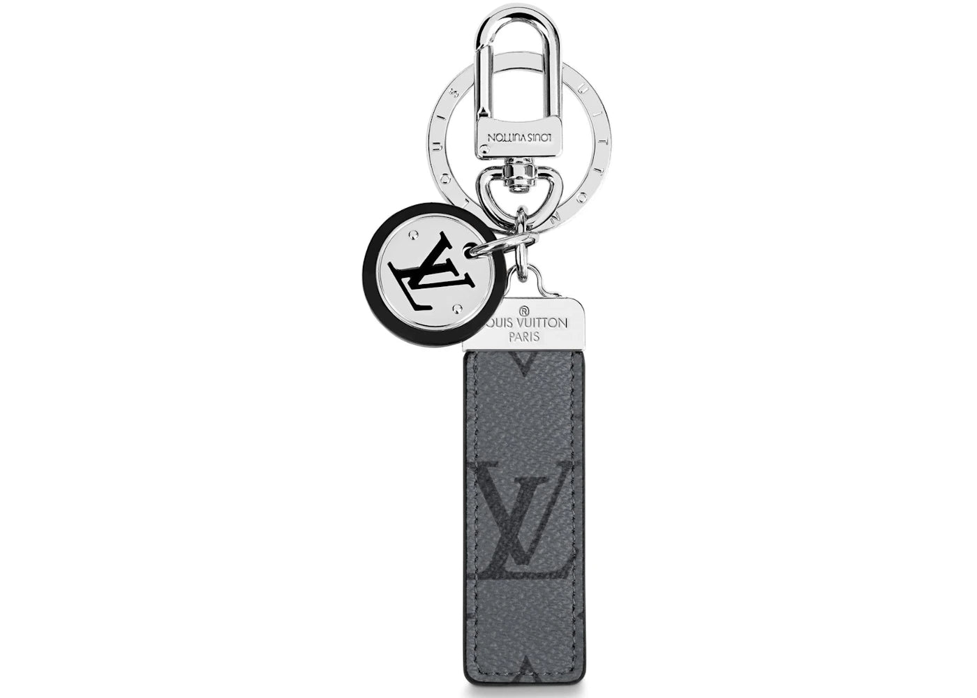 Louis Vuitton Neo Club Bag Charm and Key Holder Monogram Eclipse Reverse Gray