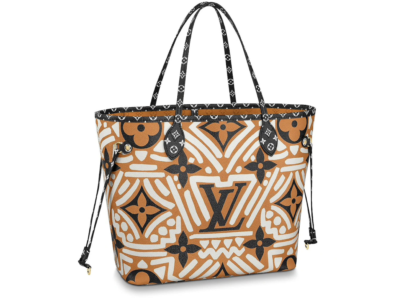 Louis Vuitton Crafty Neverfull MM Caramel/Cream