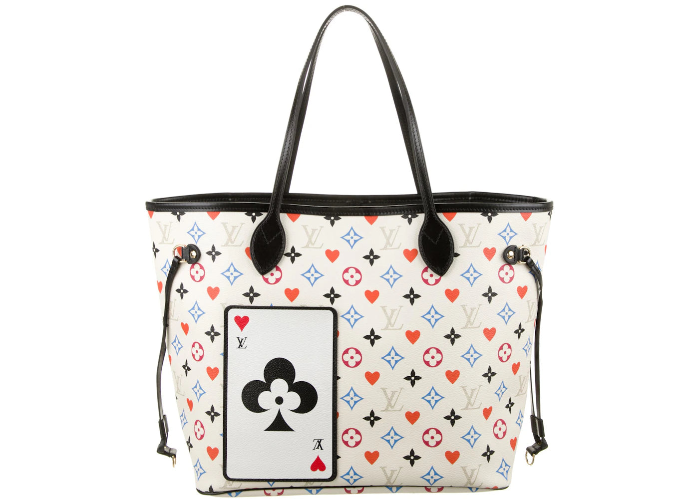 Louis Vuitton Neverfull Game On Monogram White