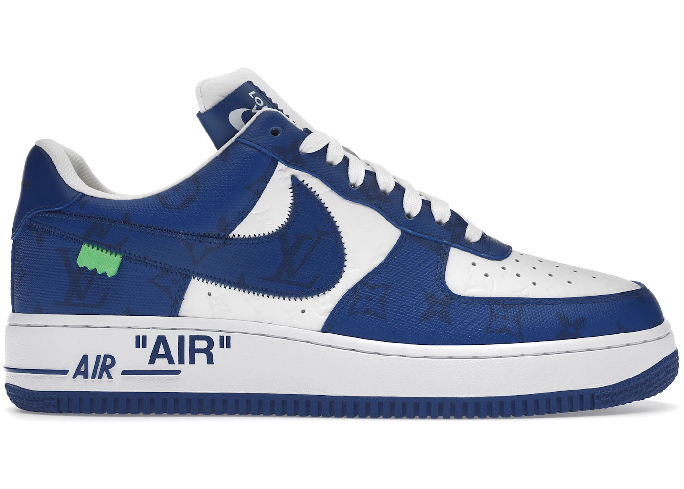 Louis Vuitton Nike Air Force 1 Low By Virgil Abloh White Royal