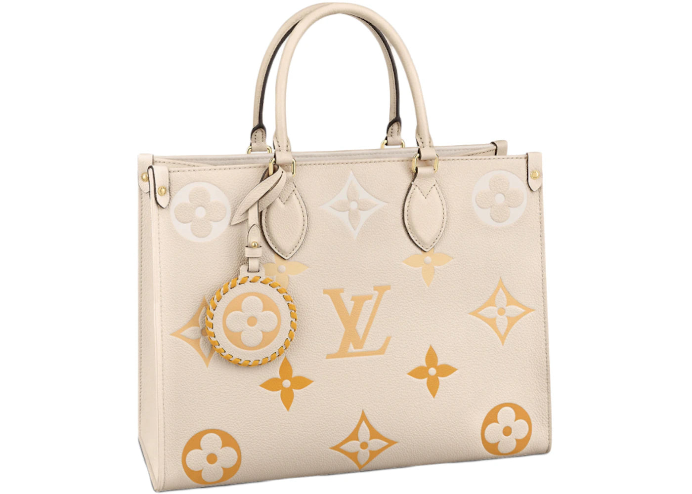 Louis Vuitton Onthego MM Cream/Saffron