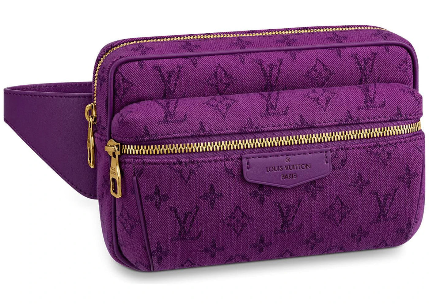 Louis Vuitton Outdoor Bumbag Monogram Denim Purple