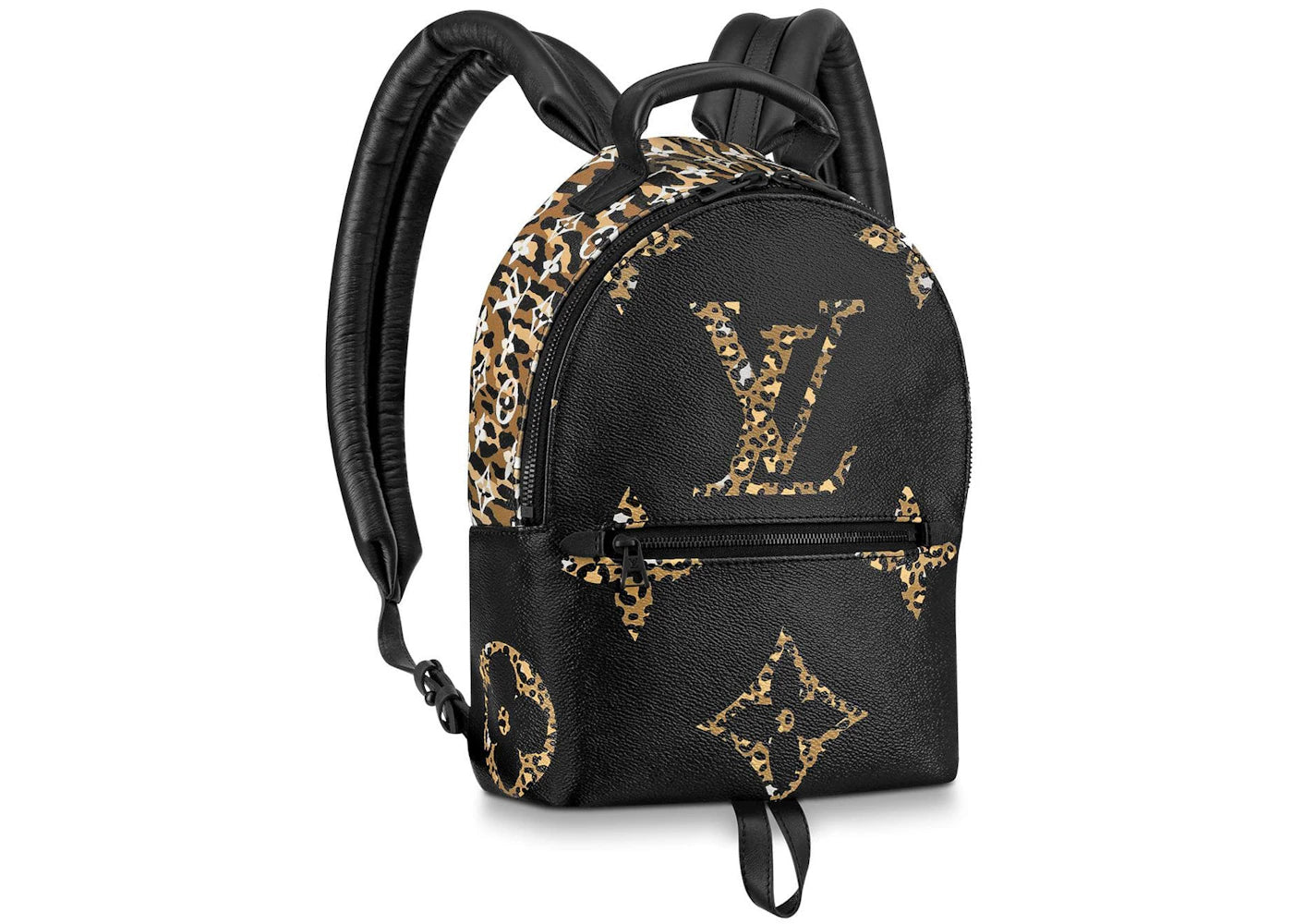 Louis Vuitton Palm Springs Monogram Giant Jungle PM Black/Caramel