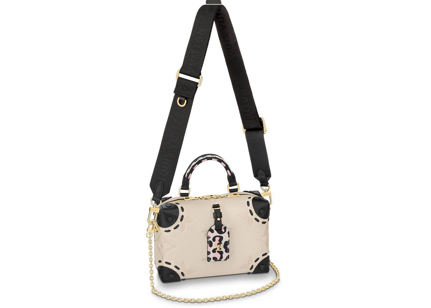 Louis Vuitton Petite Malle Souple Bag Wild at Heart Cream