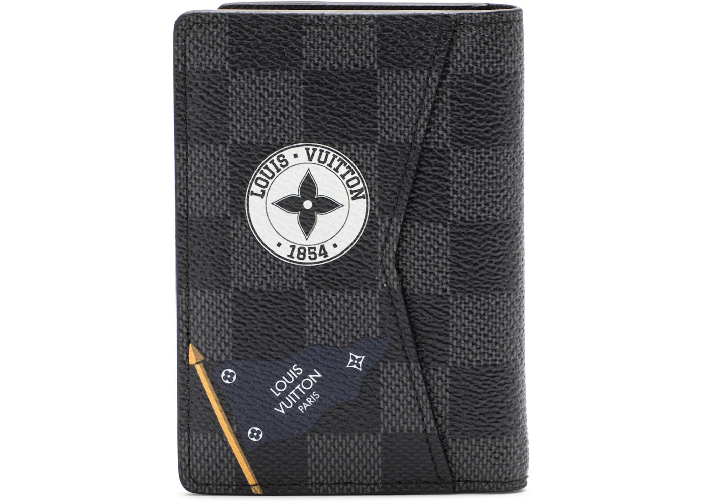 Louis Vuitton Pocket Organizer LV League Damier Graphite Gray/Black