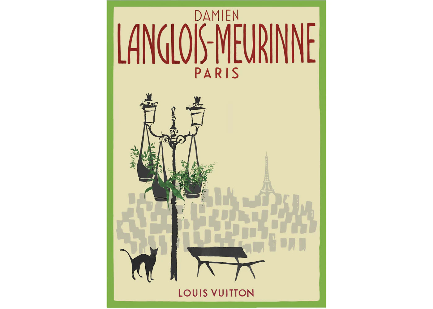 Louis Vuitton Poster Of Damien Langlois-Meurinne R99686 Multi