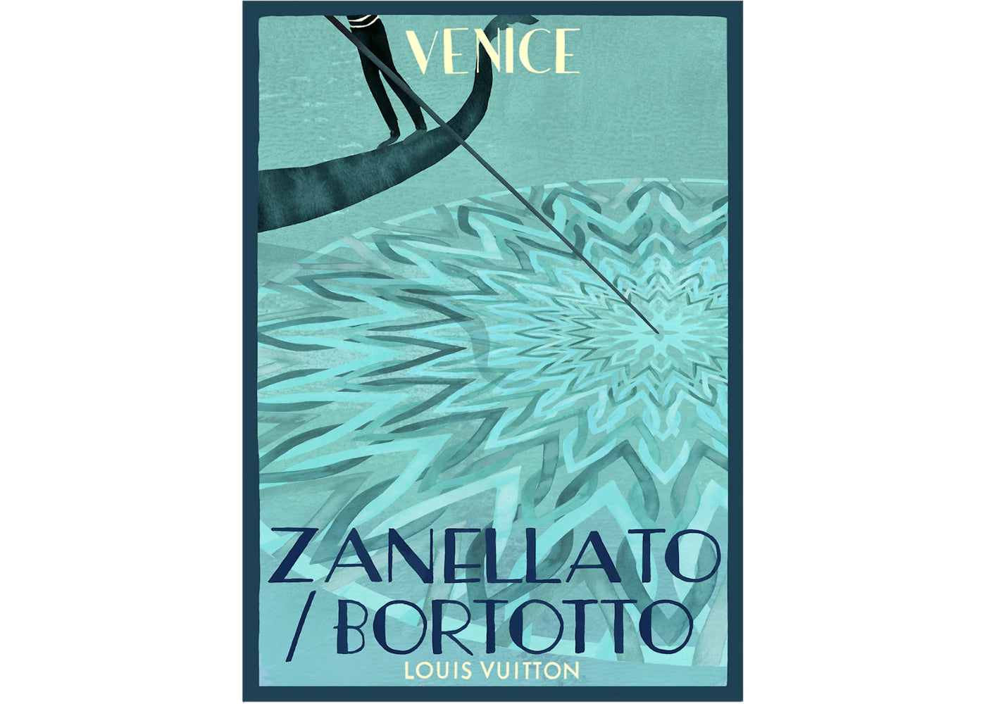 Louis Vuitton Poster Of Zanellato/Bortotto R98634 Blue