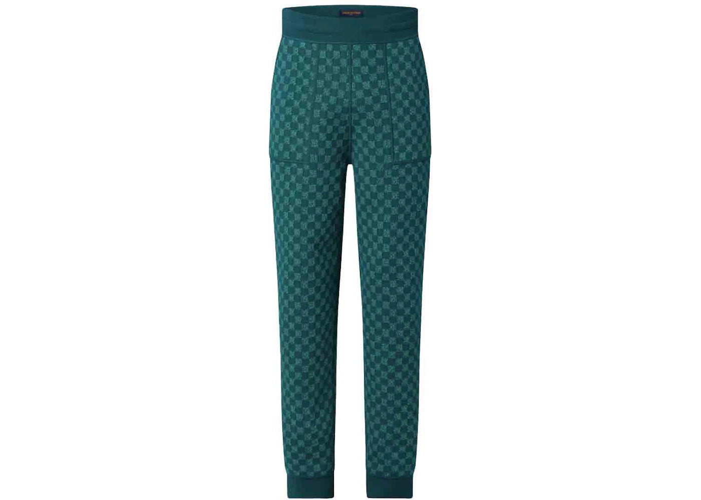 Louis Vuitton Reversible Damier Pants Peacock Blue