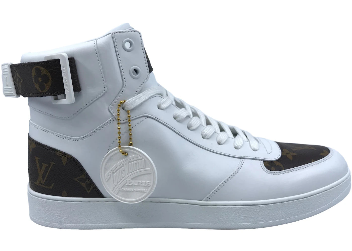 Louis Vuitton Rivoli Sneaker Boot Monogram White