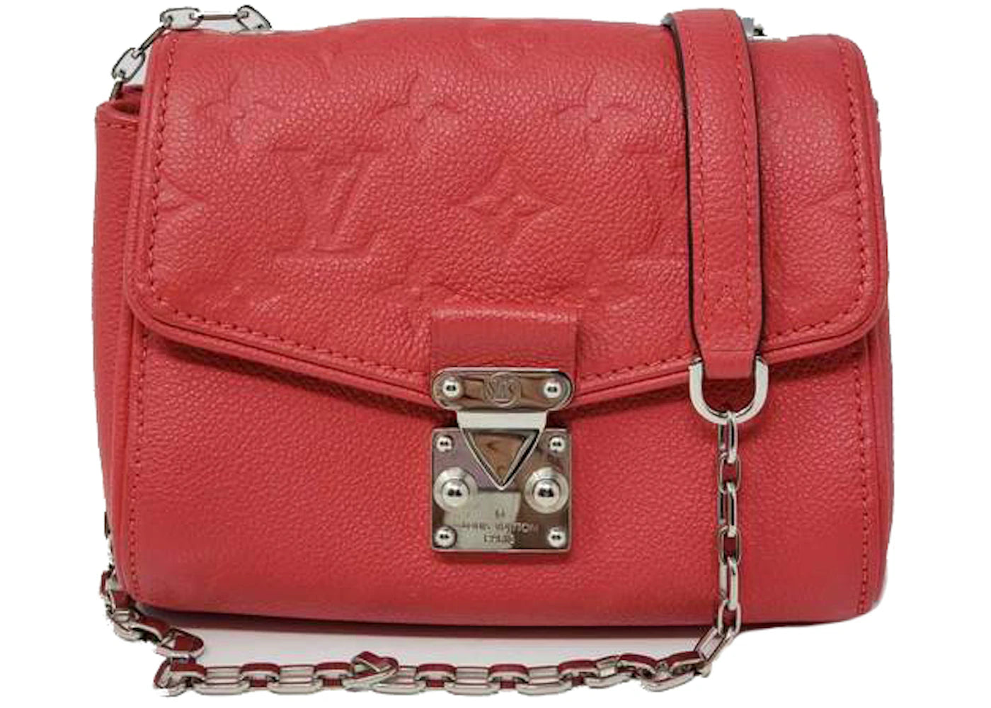 Louis Vuitton Saint Germain Shoulder Bag BB Empreinte Coral