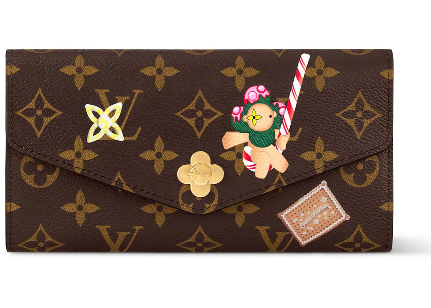 Louis Vuitton Sarah Wallet Monogram/Candy Red