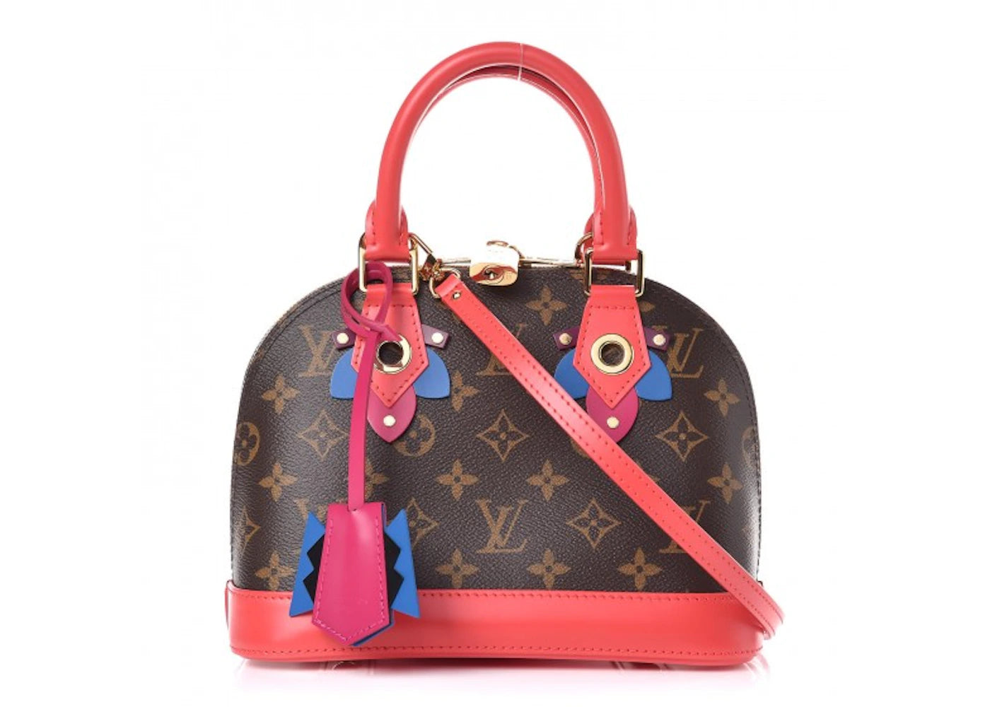 Louis Vuitton Alma Monogram Totem BB Flamingo