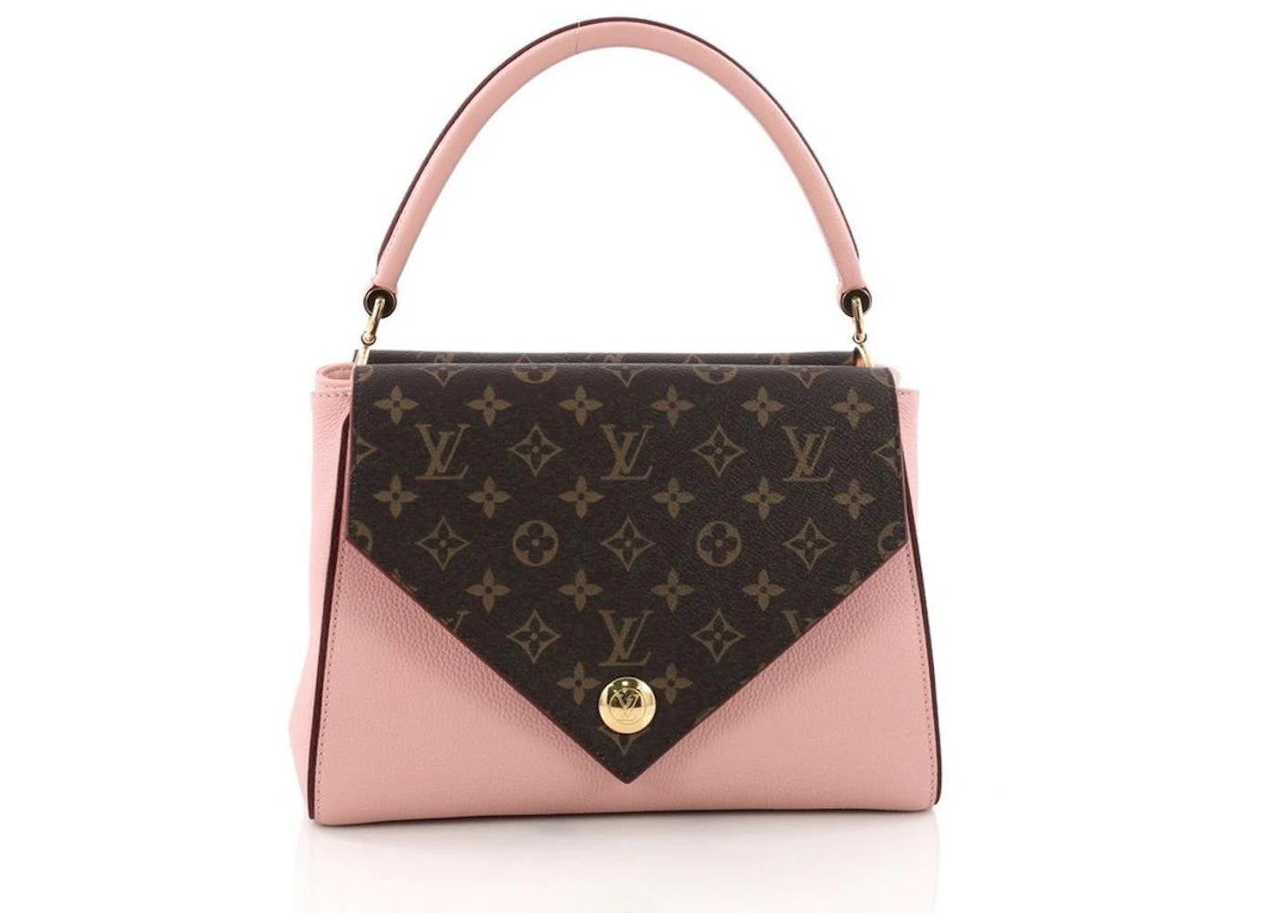 Louis Vuitton Shoulder Bag Double V Monogram Pink/Brown