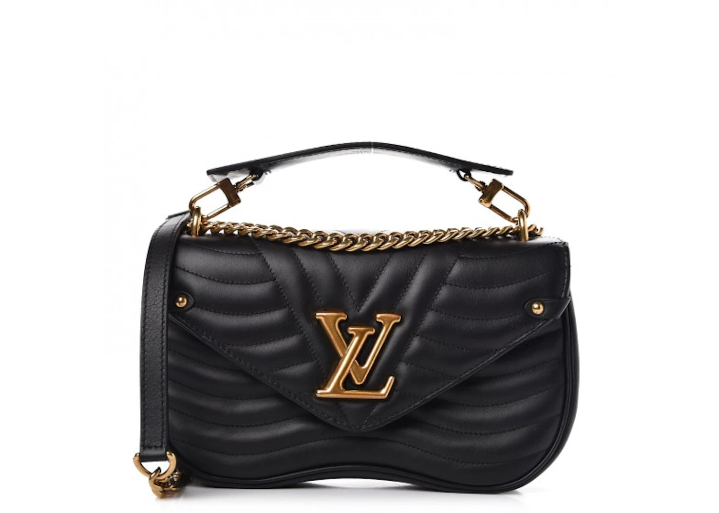 Louis Vuitton New Wave Chain Bag MM Black