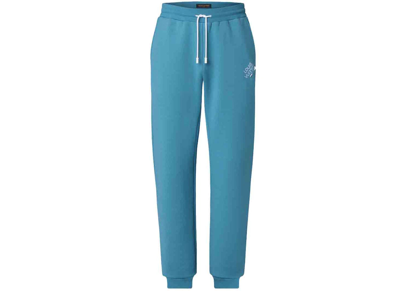 Louis Vuitton Signature Pants with Embroidery Pigeon Blue