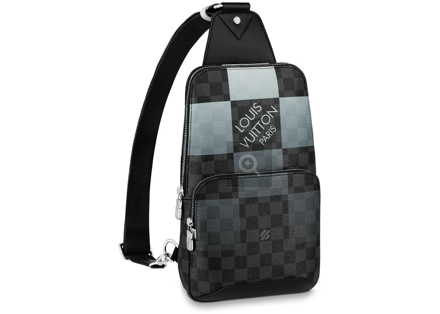 Louis Vuitton Sling Bag Avenue Damier Graphite Giant White