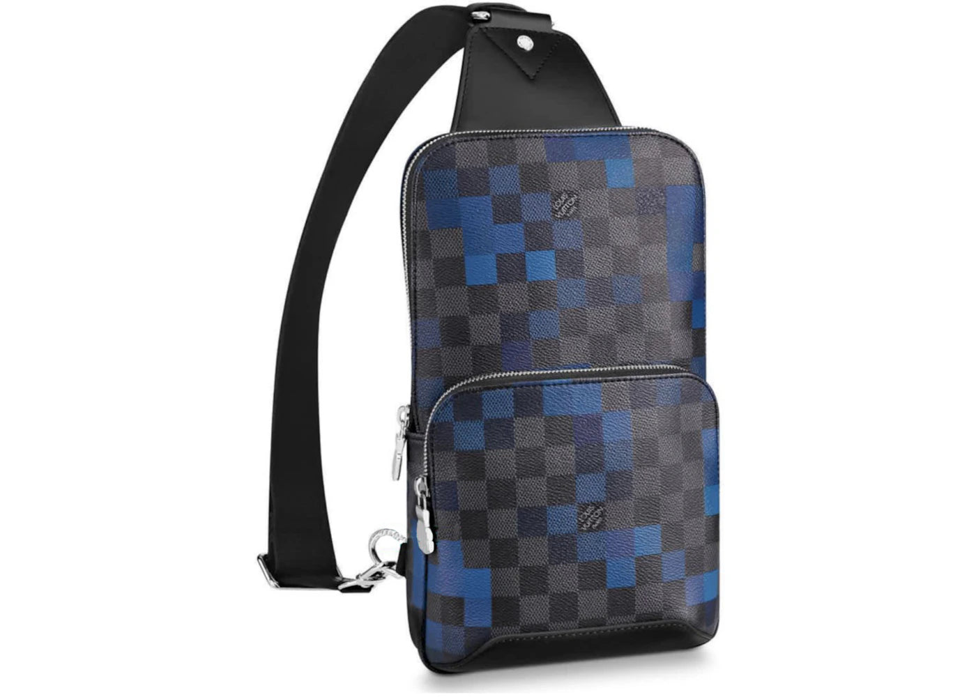 Louis Vuitton Sling Bag Avenue Damier Graphite Pixel Blue