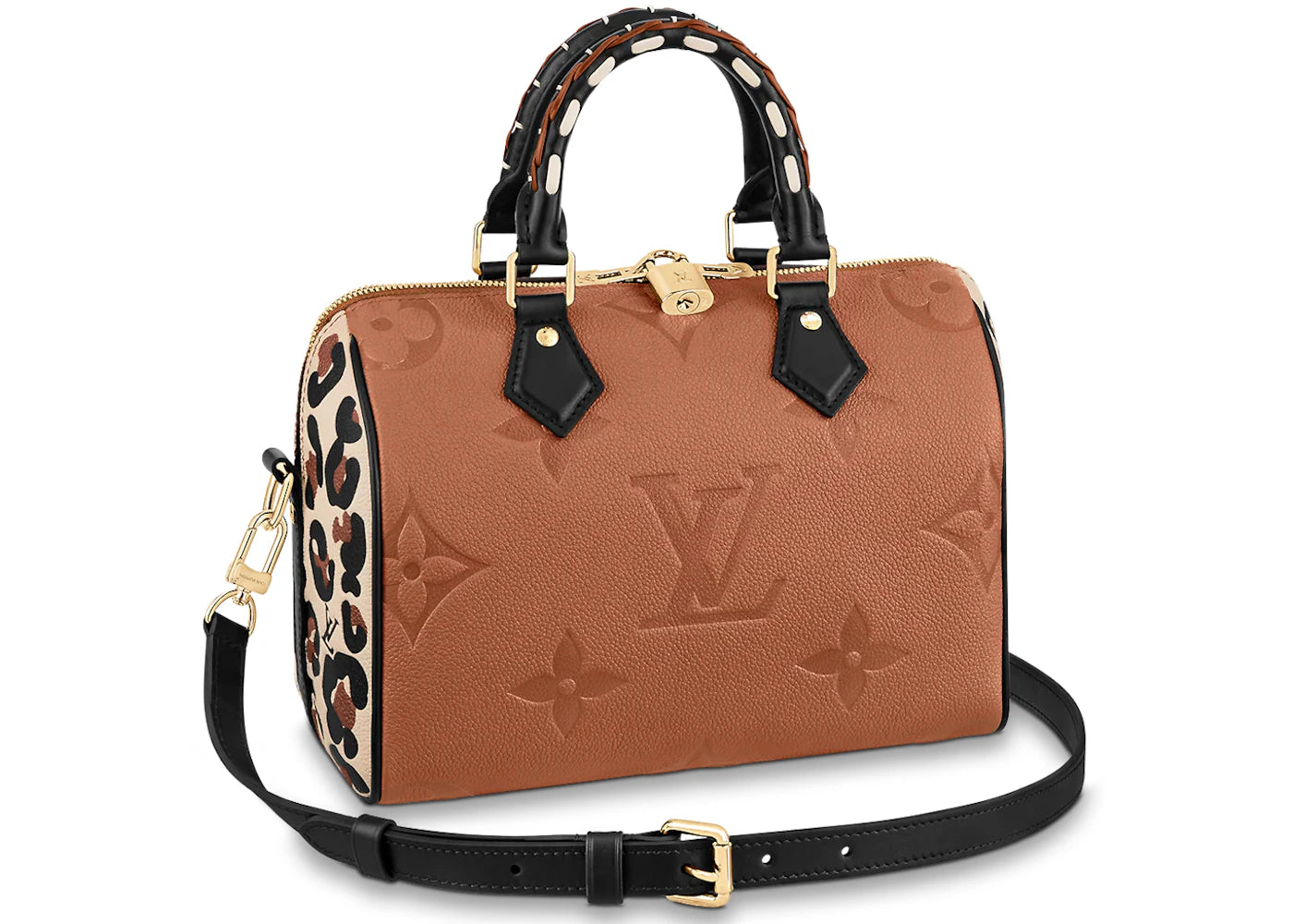 Louis Vuitton Speedy Bandouliere 25 Wild at Heart Caramel