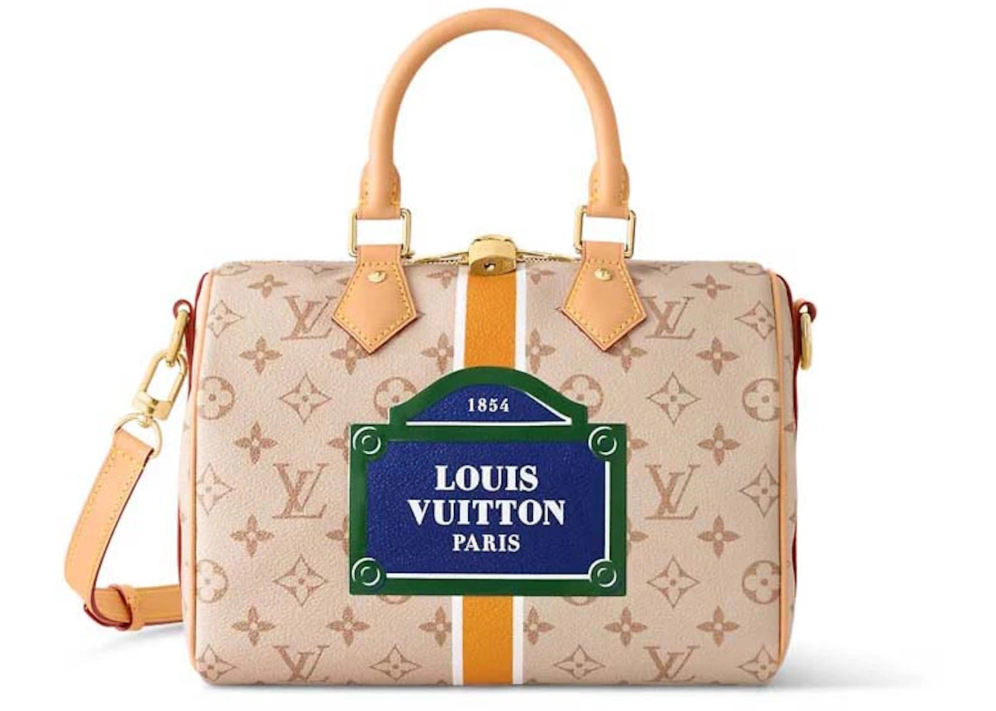 Louis Vuitton Speedy Bandouliere 25 Beige/Ocher
