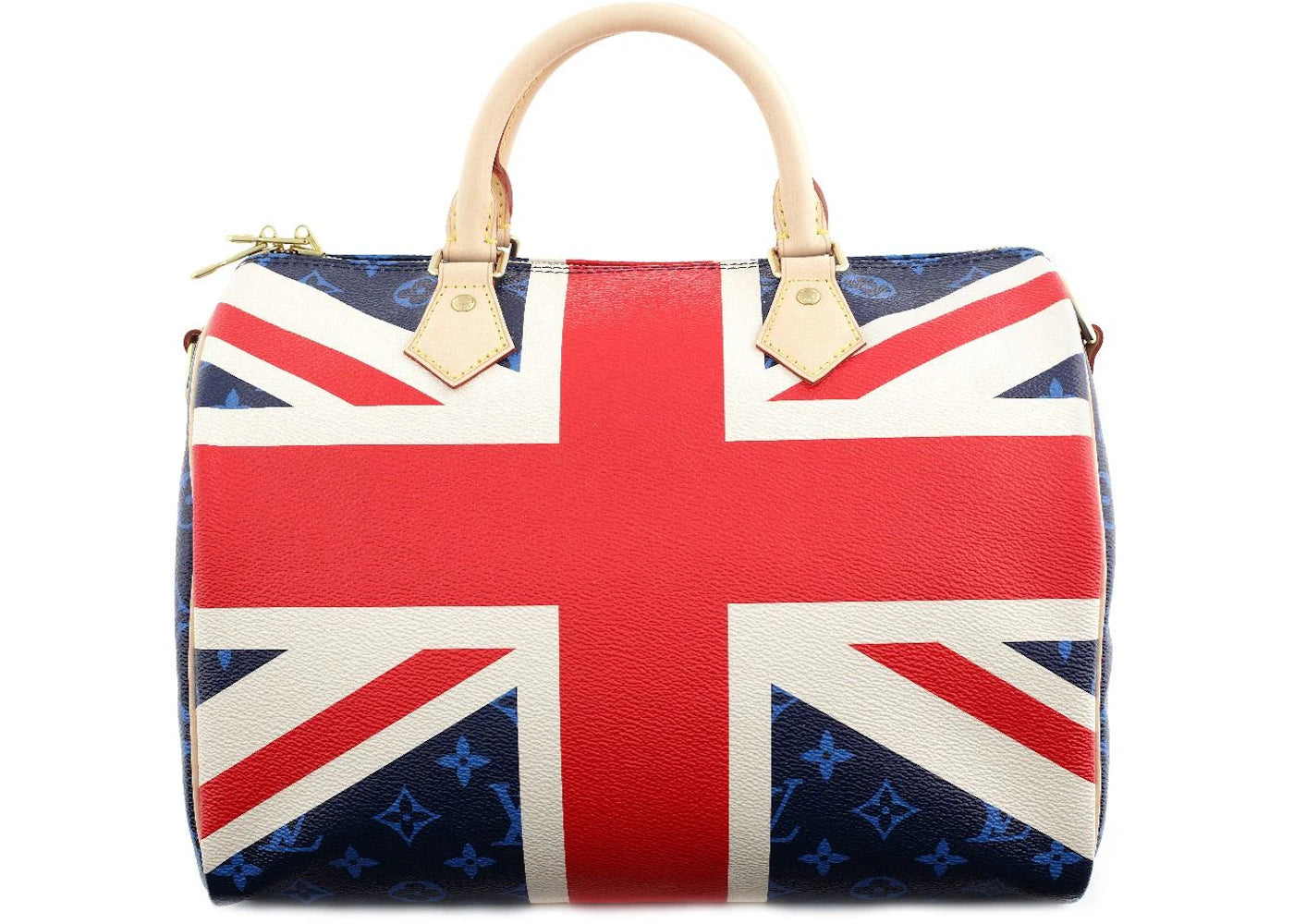Louis Vuitton Speedy Bandouliere Monogram Union Jack 30 Blue/Red
