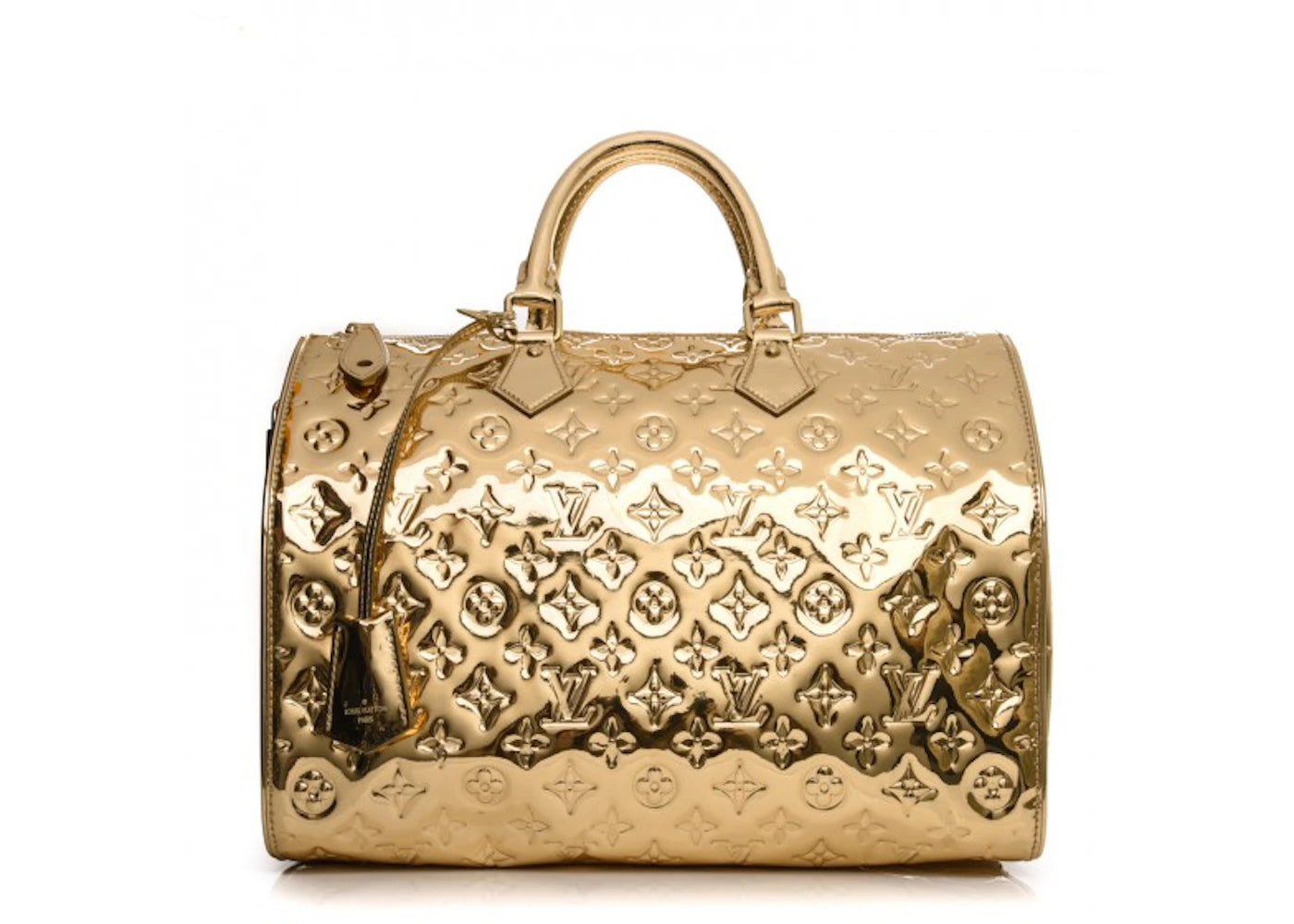 Louis Vuitton Speedy Monogram Miroir 35 Gold