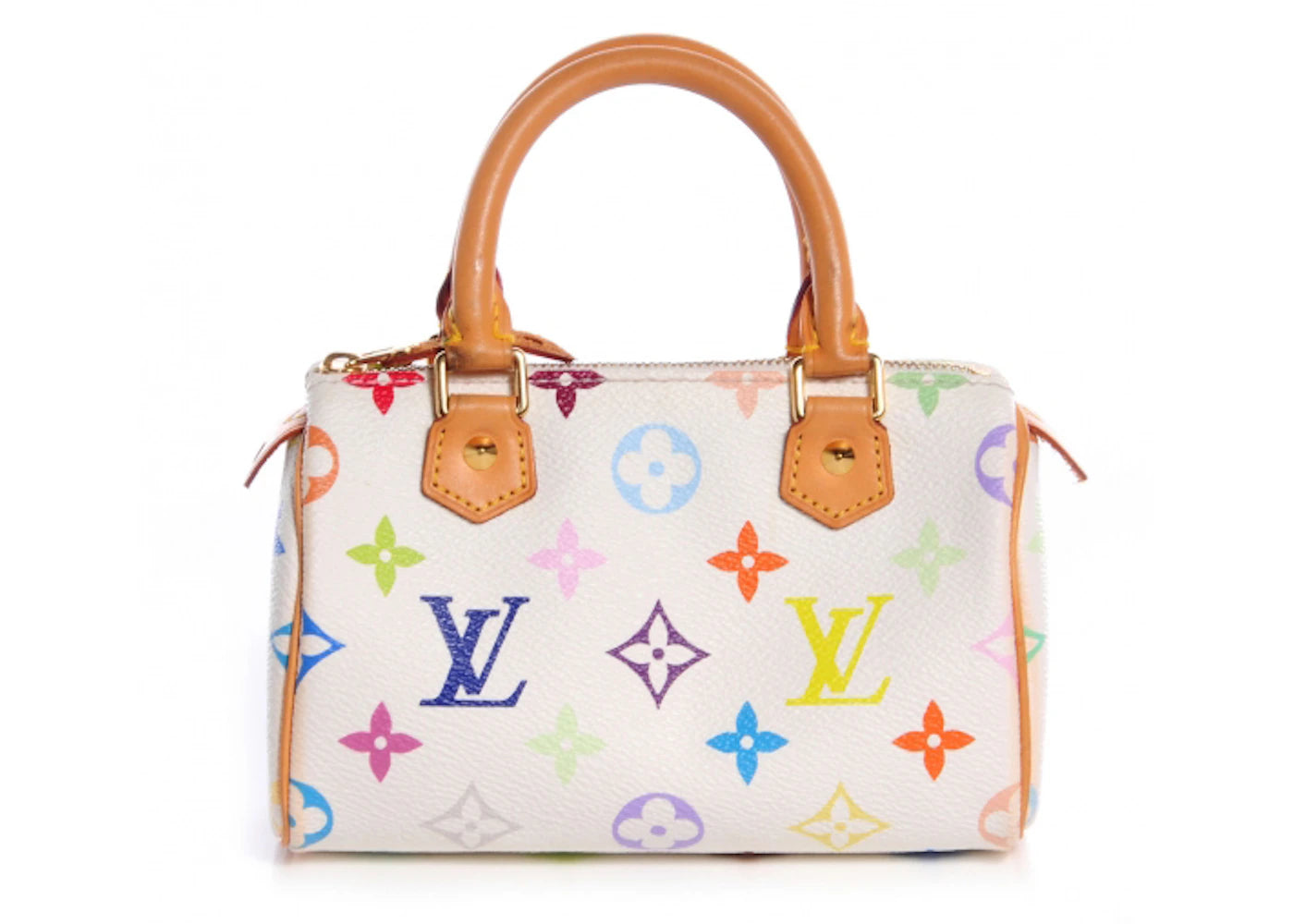 Louis Vuitton x Takashi Murakami Speedy HL Monogram (Without Accessories) Mini White Multicolor