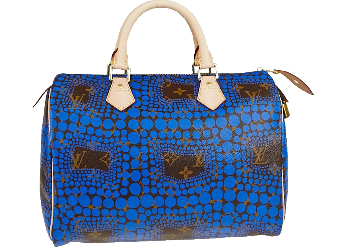 Louis Vuitton x Yayoi Kusama Speedy Monogram Waves 30 Blue