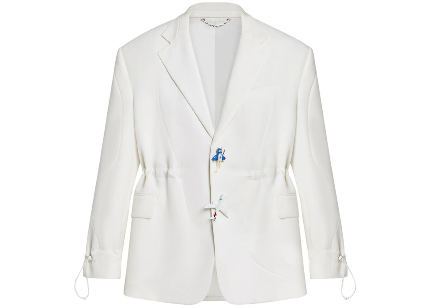 Louis Vuitton Sporty Tailored Jacket White