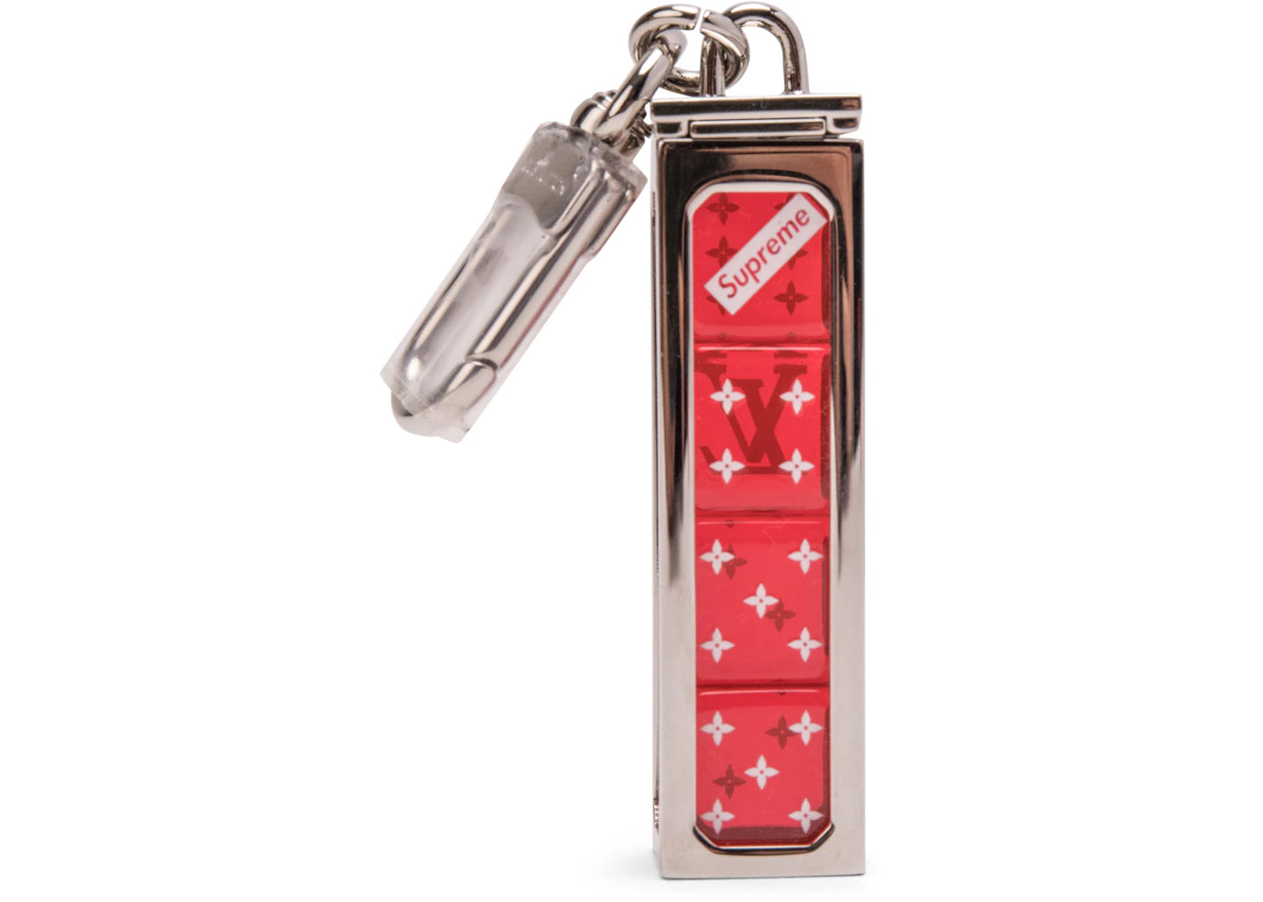 Louis Vuitton x Supreme Dice Key Chain Red