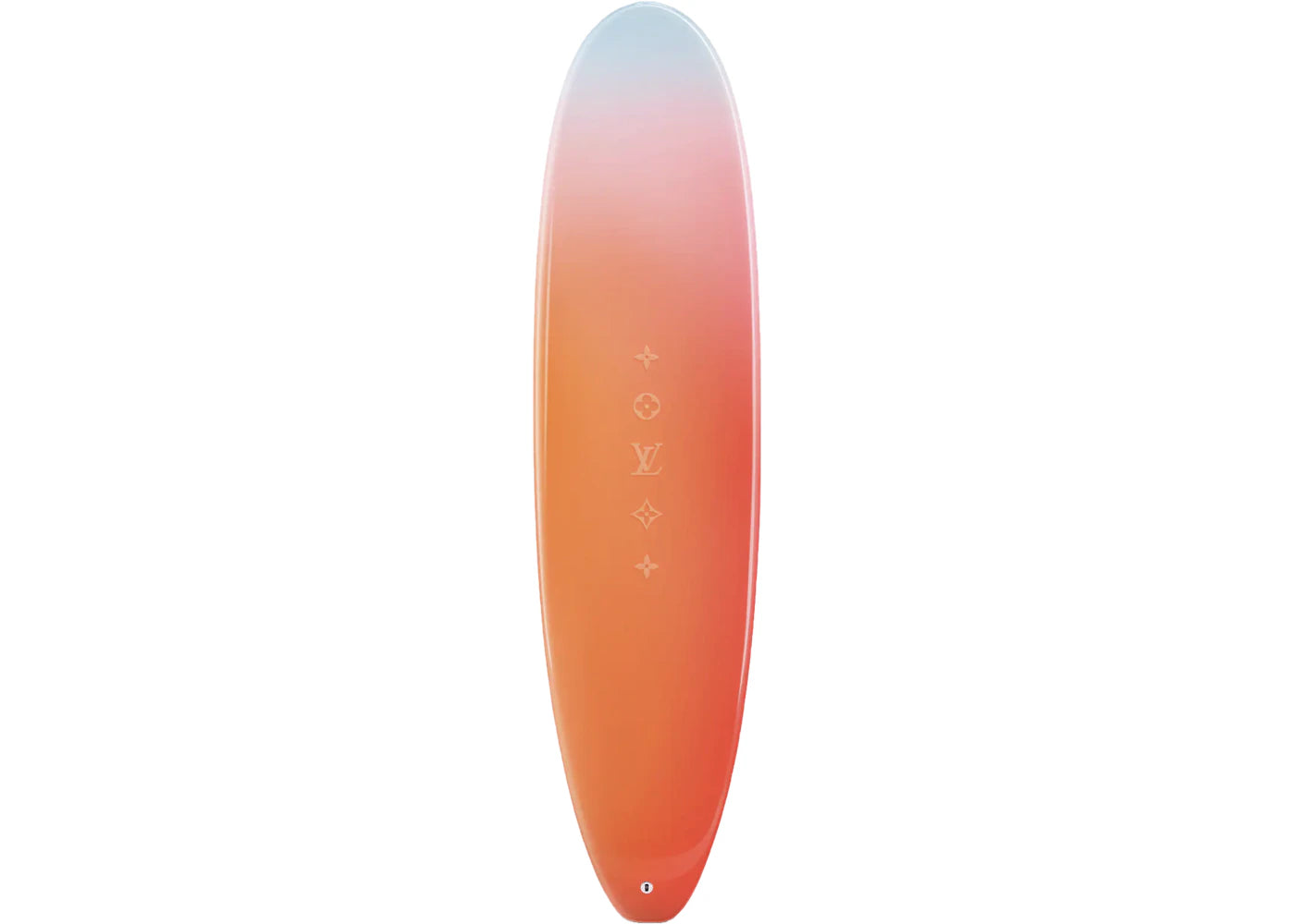 Louis Vuitton Surf On The Beach Surfboard R97977 Orange/Blue