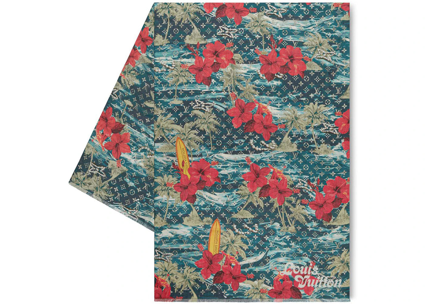Louis Vuitton Surfin' Monogram Stole Navy