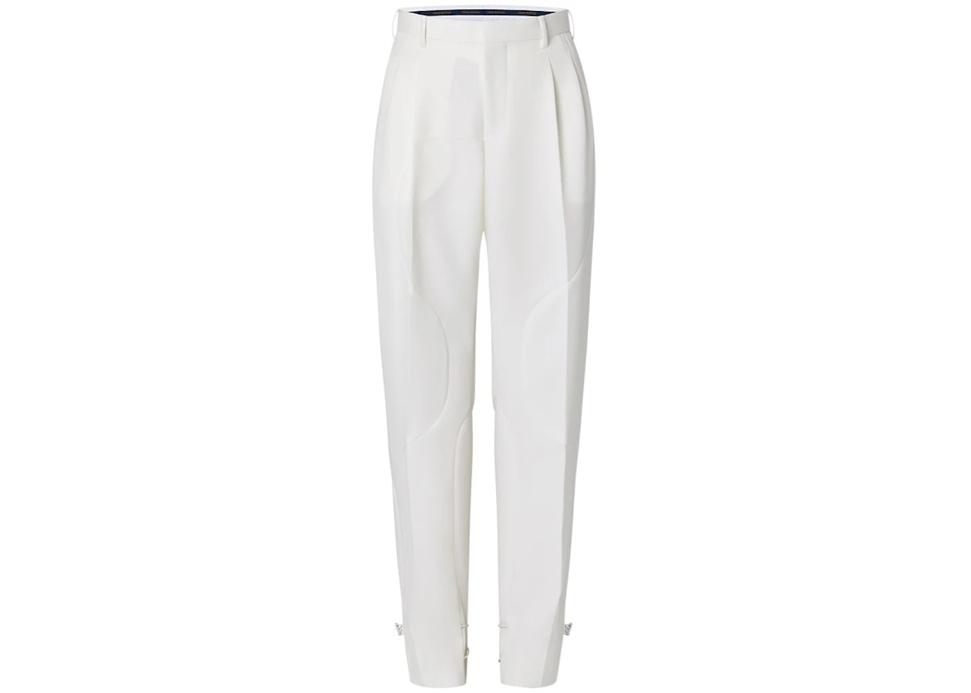 Louis Vuitton Tailored With Cutting Details Pants White