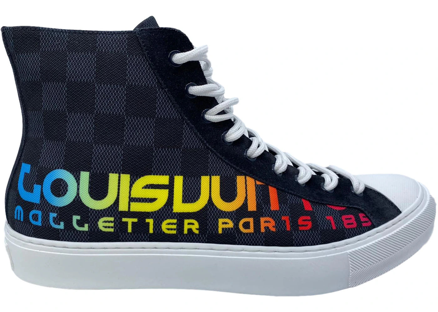Louis Vuitton Tattoo Sneaker Boot Damier Cobalt