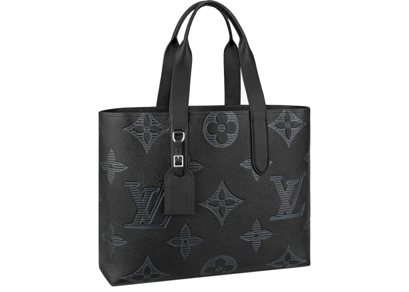 Louis Vuitton Taurillon Shadow Cabas Voyage Tote Bag