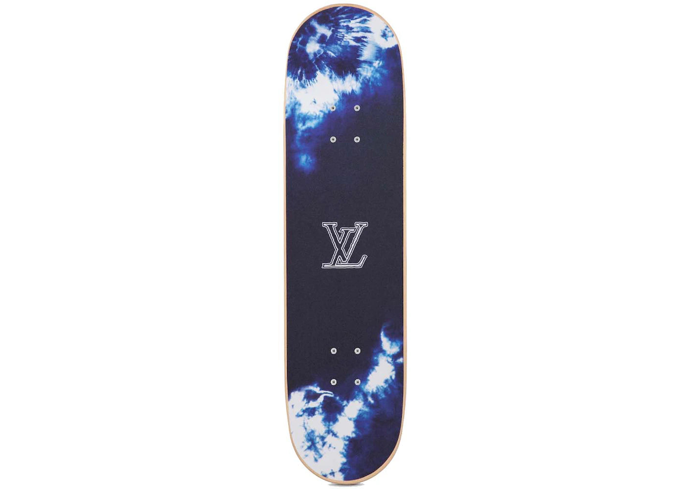 Louis Vuitton Tie-Dye Monogram Skateboard Deck Blue/White