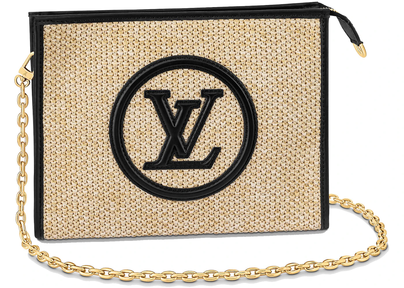 Louis Vuitton Toiletry Pouch On Chain Beige/Black