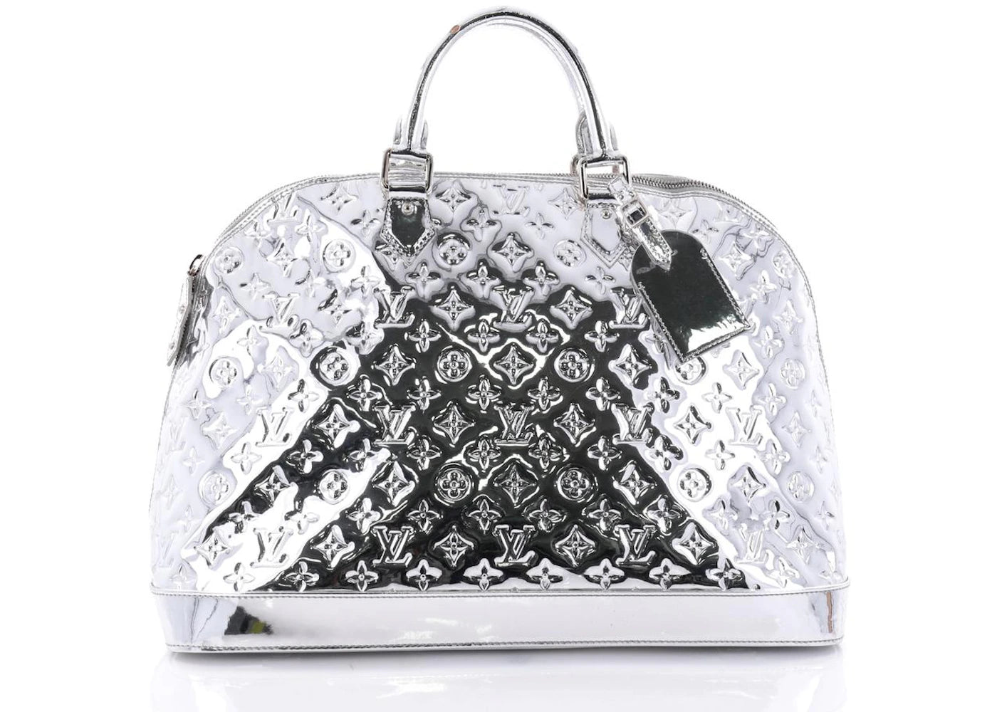 Louis Vuitton Alma Monogram Miroir XL Silver