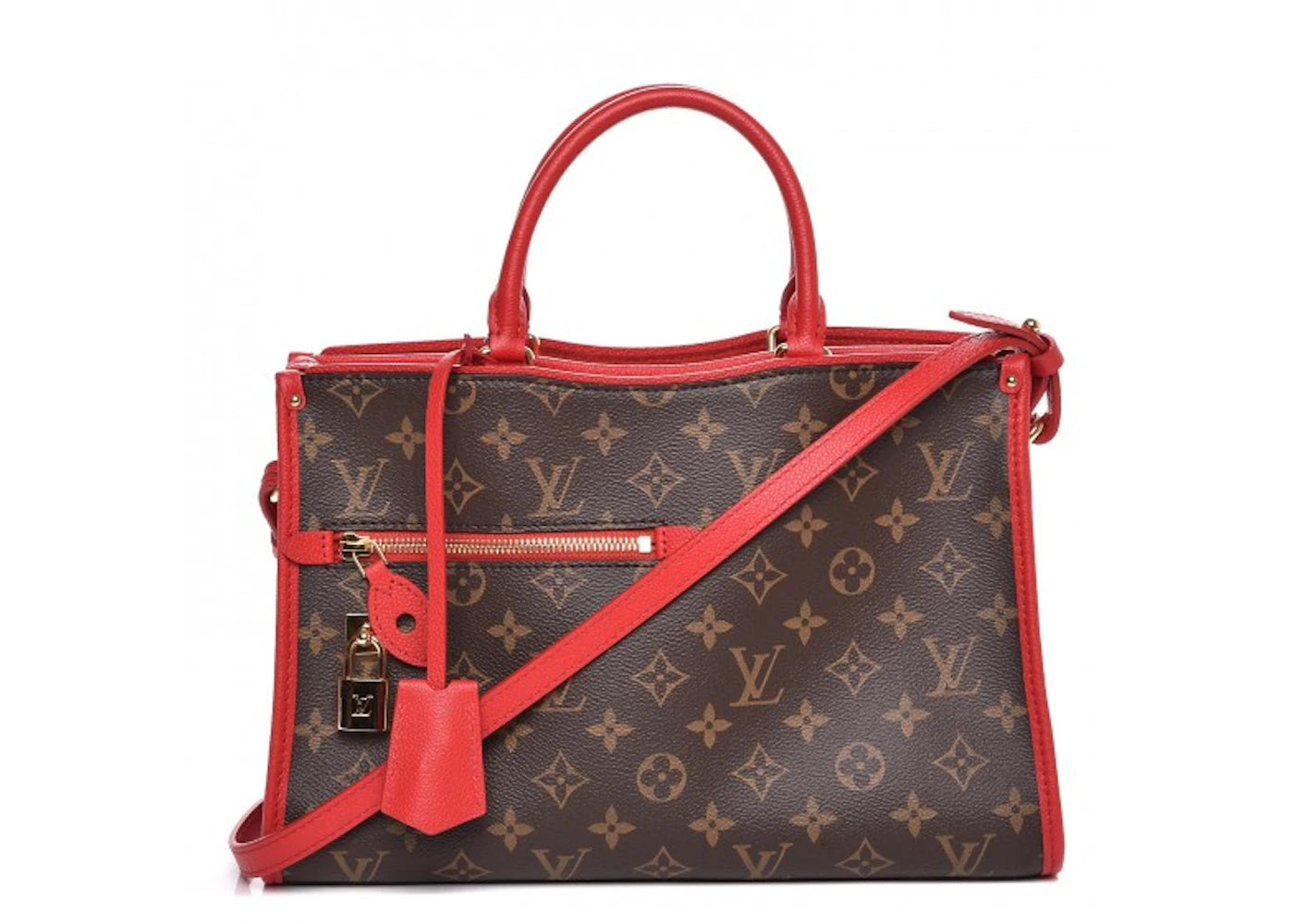 Louis Vuitton Top Handle Popincourt Monogram PM Red