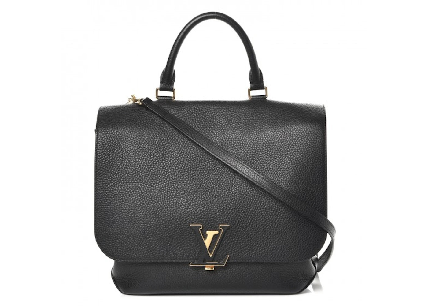 Louis Vuitton Top Handle Volta Taurillon Noir Black With Strap